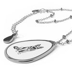 Necklace German Shepherd Oval Pendant — Pet Memorial Jewelry