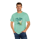 CTRL. COOK. CATCH. Unisex Garment-Dyed T-Shirt - Fun Foodie Tee for Chefs, Gamers, Gift for Cooking Lovers, Trendy Apparel