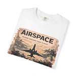 Airspace Vintage Jet T‑Shirt — "Live to Fly" Aviation Graphic Tee