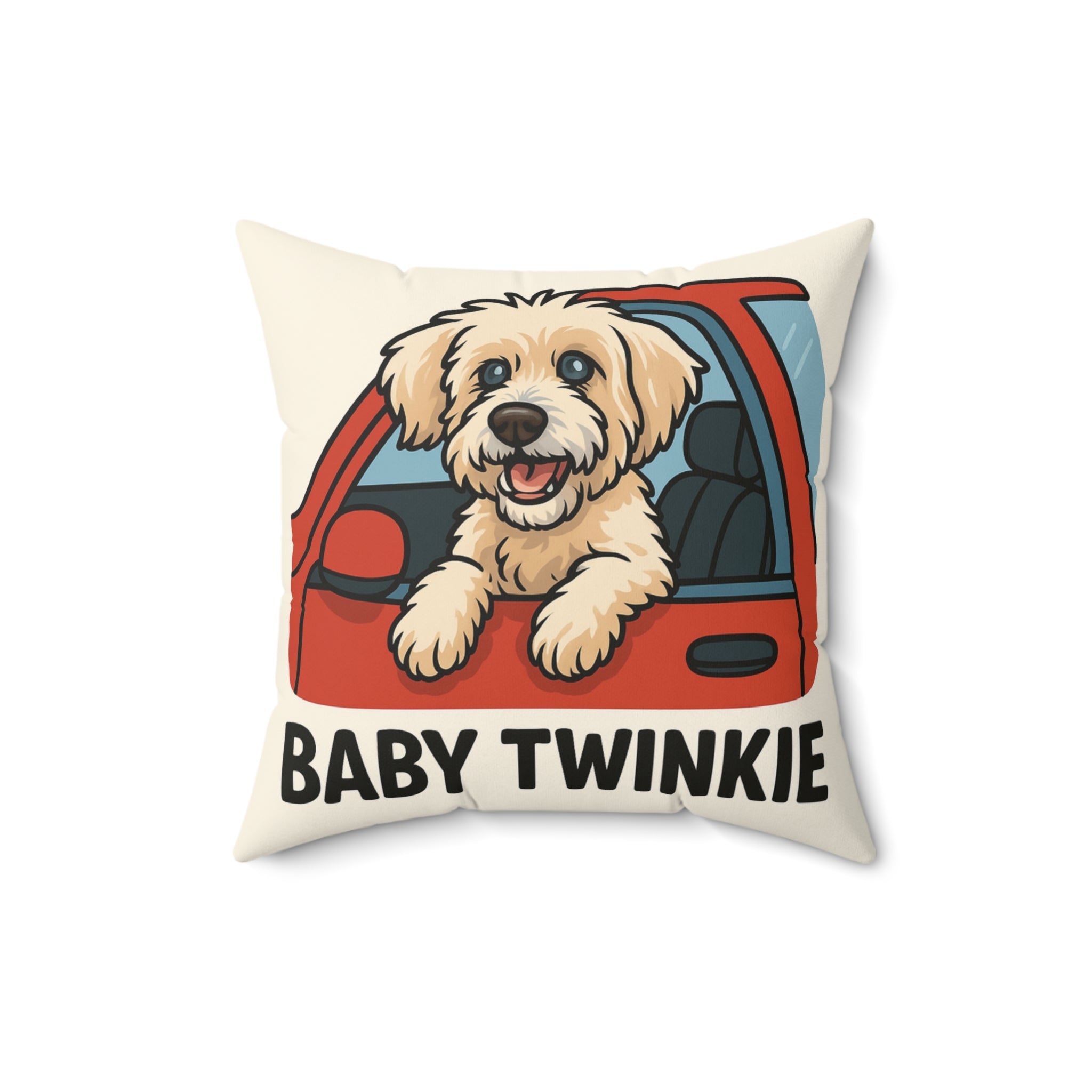 Cute Dog-Themed Faux Suede Square Pillow with Custom Message - Pet Lover Gift, Home Decor, Birthday Present, Cozy Couch Accent, Pet [...]