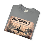 Airspace Vintage Jet T‑Shirt — "Live to Fly" Aviation Graphic Tee