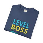 Level Boss Gamer T-Shirt: Perfect for Gamers, Birthday Gifts, Casual Wear, Gaming Events, Level-Up Celebrations