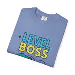 Level Boss Gamer T-Shirt: Perfect for Gamers, Birthday Gifts, Casual Wear, Gaming Events, Level-Up Celebrations