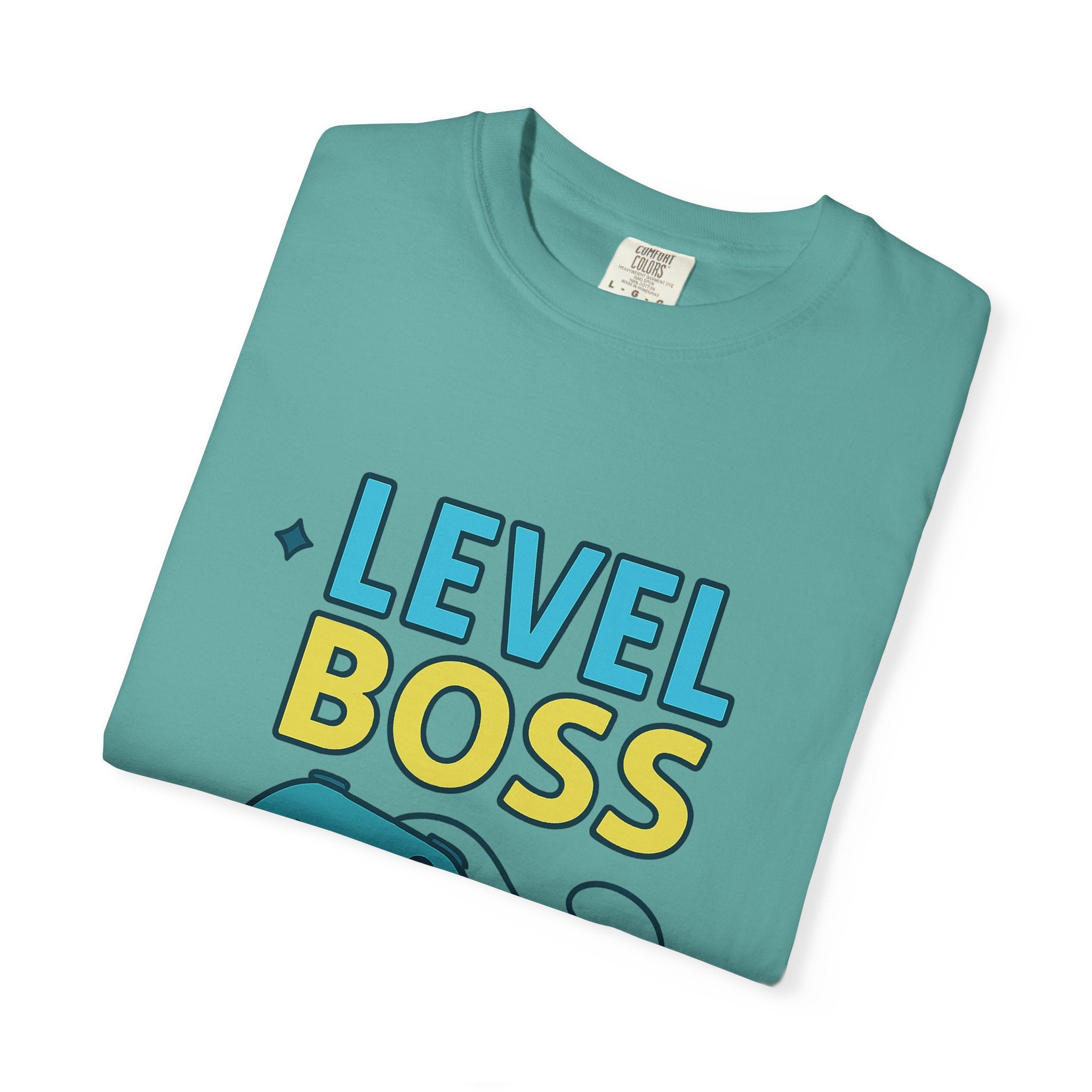 Level Boss Gamer T-Shirt: Perfect for Gamers, Birthday Gifts, Casual Wear, Gaming Events, Level-Up Celebrations