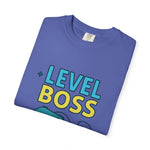 Level Boss Gamer T-Shirt: Perfect for Gamers, Birthday Gifts, Casual Wear, Gaming Events, Level-Up Celebrations