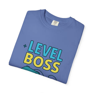 Level Boss Gamer T-Shirt: Perfect for Gamers, Birthday Gifts, Casual Wear, Gaming Events, Level-Up Celebrations