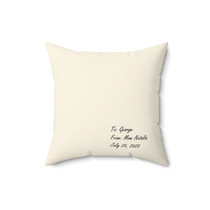 Cute Dog-Themed Faux Suede Square Pillow with Custom Message - Pet Lover Gift, Home Decor, Birthday Present, Cozy Couch Accent, Pet [...]