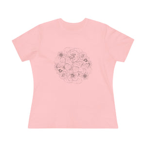 Women's Butterfly Flowers T-shirt