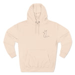 Three-Panel Fleece Hoodie