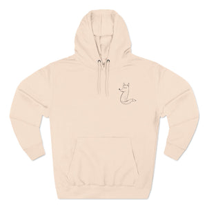 Three-Panel Fleece Hoodie