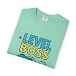 Level Boss Gamer T-Shirt: Perfect for Gamers, Birthday Gifts, Casual Wear, Gaming Events, Level-Up Celebrations