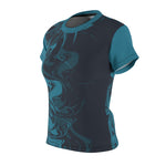 Blue Women's Matching T-Shirt