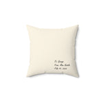 Cute Dog-Themed Faux Suede Square Pillow with Custom Message - Pet Lover Gift, Home Decor, Birthday Present, Cozy Couch Accent, Pet [...]