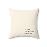 Cute Dog-Themed Faux Suede Square Pillow with Custom Message - Pet Lover Gift, Home Decor, Birthday Present, Cozy Couch Accent, Pet [...]