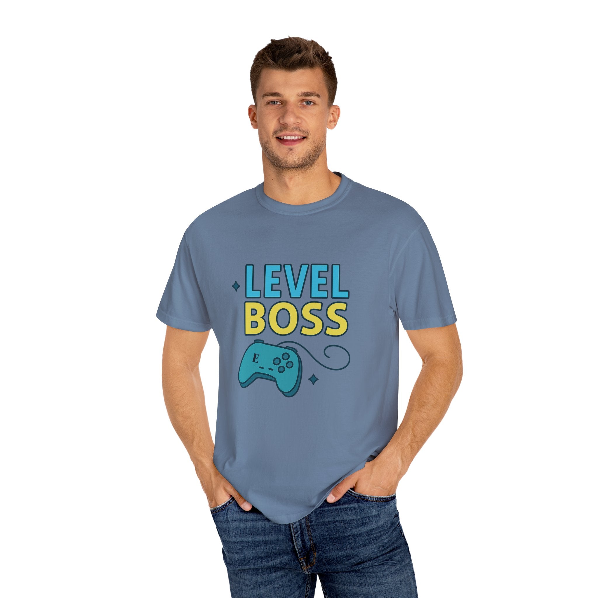 Level Boss Gamer T-Shirt: Perfect for Gamers, Birthday Gifts, Casual Wear, Gaming Events, Level-Up Celebrations