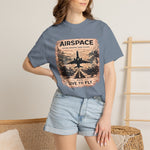 Airspace "Live to Fly" Graphic Tee — Retro Jet Pilot T‑Shirt