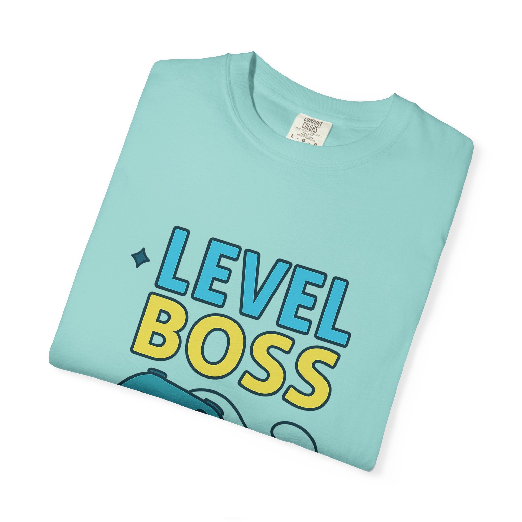 Level Boss Gamer T-Shirt: Perfect for Gamers, Birthday Gifts, Casual Wear, Gaming Events, Level-Up Celebrations