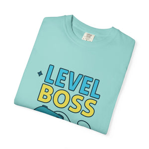 Level Boss Gamer T-Shirt: Perfect for Gamers, Birthday Gifts, Casual Wear, Gaming Events, Level-Up Celebrations