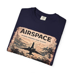 Airspace Vintage Jet T‑Shirt — "Live to Fly" Aviation Graphic Tee