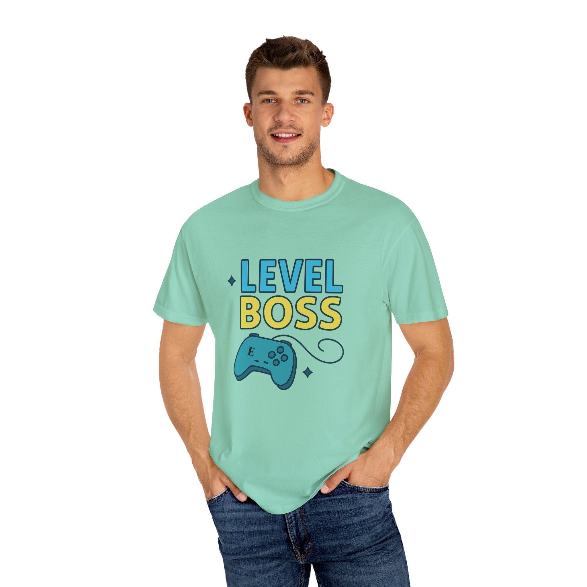 Level Boss Gamer T-Shirt: Perfect for Gamers, Birthday Gifts, Casual Wear, Gaming Events, Level-Up Celebrations