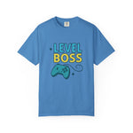 Level Boss Gamer T-Shirt: Perfect for Gamers, Birthday Gifts, Casual Wear, Gaming Events, Level-Up Celebrations