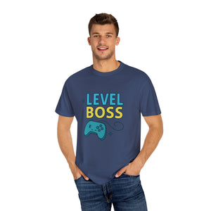 Level Boss Gamer T-Shirt: Perfect for Gamers, Birthday Gifts, Casual Wear, Gaming Events, Level-Up Celebrations