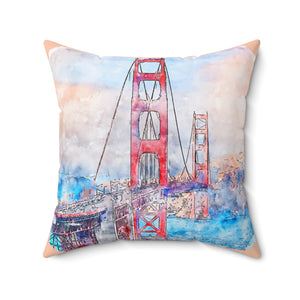 USA San Francisco Decor Pillow
