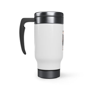 Serbia Stainless Steel Travel Mug with Handle, 14oz