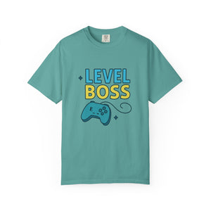 Level Boss Gamer T-Shirt: Perfect for Gamers, Birthday Gifts, Casual Wear, Gaming Events, Level-Up Celebrations