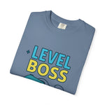 Level Boss Gamer T-Shirt: Perfect for Gamers, Birthday Gifts, Casual Wear, Gaming Events, Level-Up Celebrations