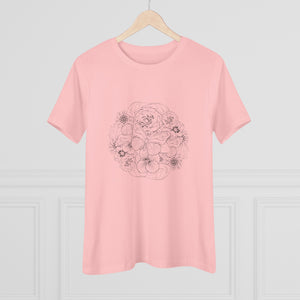 Women's Butterfly Flowers T-shirt