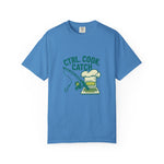 CTRL. COOK. CATCH. Unisex Garment-Dyed T-Shirt - Fun Foodie Tee for Chefs, Gamers, Gift for Cooking Lovers, Trendy Apparel