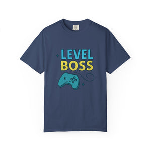 Level Boss Gamer T-Shirt: Perfect for Gamers, Birthday Gifts, Casual Wear, Gaming Events, Level-Up Celebrations